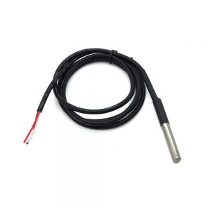 Waterproof DS18B20 Digital Temperature Sensor Probe 100cm Wire Cable for Arduino