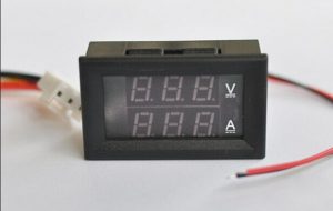 DC 0-100V 10A Voltmeter Ammeter